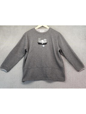 Jennifer Moore Petites Vtg 100% Cat Sweater P/M Grandmacore